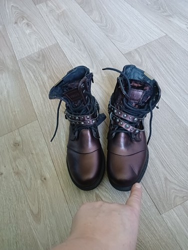 Bottines bunker cuir 36 - bottines, en