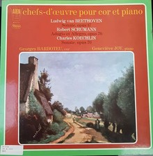 Chefs-d'œuvre Pour Cor Et Piano, Robert Schumann, Ludwig van Beethoven, Cha