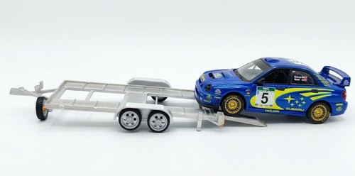 Remorque porte voiture - voiture, 1/43