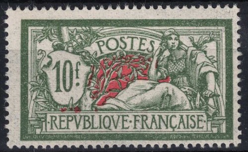 Timbre france merson - merson, 10f
