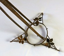 MONTURE LUSTRE ART DÉCO, belle monture lustre en fer forgé Art Déco, Muller .