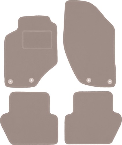 Tapis sol velours beige - tapis,