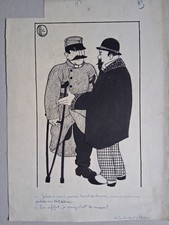 Dessin original signé LÉO