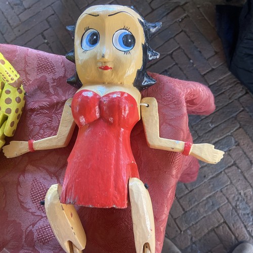 Marionnettes bois betty boop - betty,