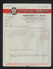 LURCY-LEVY (03) USINE OUTILLAGES / MACHINES pour BOIS "Ets A. BAUDIN" en 1932