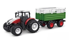 AMEWI / RC Tracteur Avec Transporteur De Bétail, Son & Lumière, 1:24 RTR / 22601