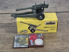 Jouet Ancien Canon Militaire Solido Avec Boite