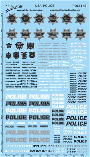 Police usa 1 - police,, 1/43