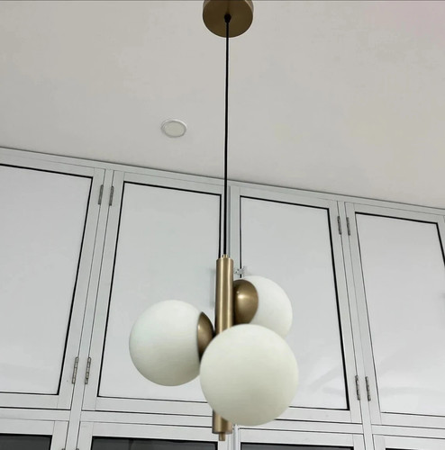 Lumières suspendues lustre - , en