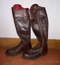 Bottes D'équitation En Cuir T.ba