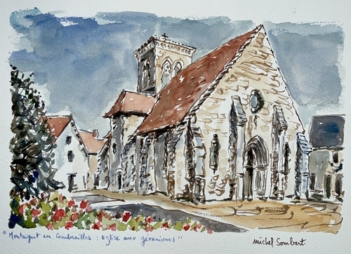 Eglise geraniums michel - eglise,
