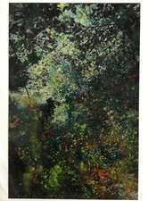 Jean Claude Chastaing - Peinture à huile sur photo - Balade en forêt 3