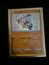 Carte Pokemon ROCABOT SV23/SV94 Holo SHINY Soleil et Lune 11.5 SL11,5 FR NEUF
