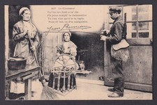 Carte postale, costume