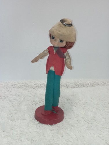 Poupée vintage feutrine - poupée,