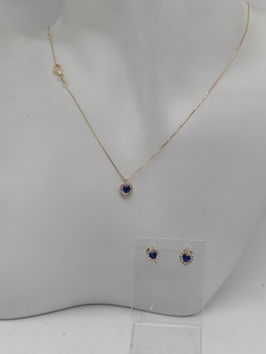 Parure collier boucles - collier, et