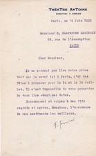 ✒ L.S. Firmin GEMIER acteur metteur en scène à HALPERINE KAMINSKY