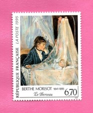FRANCE - 1995 - YT2972**MNH - Série ARTS - " Le Berceau " de B. MORISOT