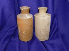 paire Pichets en grès de  "Martincamp " bouteilles martincamp Normandie XIX ème