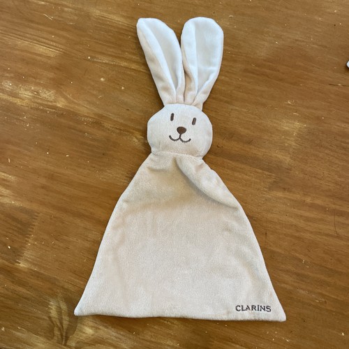 Doudou lapin plat clarins - plat,