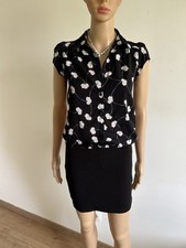 Robe bi matière à manches