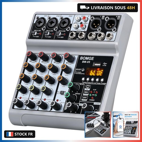 Bomge table mixage audio - table,