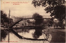 CPA Nancy la Passerelle Pont