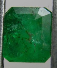 1.00ct  Brazilian 100% Natural Emerald Cut Emerald Faceted Gemstone .20g 