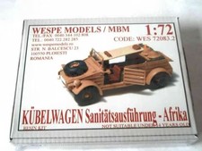 Wespe MBM 72083.2 1/72 "Kübelwagen Sanitätsausführung Afrika"
