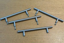 lot 4 POIGNEE MEUBLE de cuisine COMMODE tiroir salle bain MOBILIER handle METAL