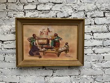 Ancienne belle aquarelle Peinture orientaliste tableau signé Paul Néri