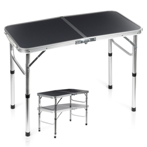 Table camping réglable - table,