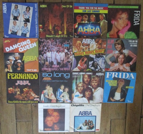 Lot 45t abba frida - 45t, sp