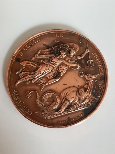P2647 rare médaille algérie - p2647,
