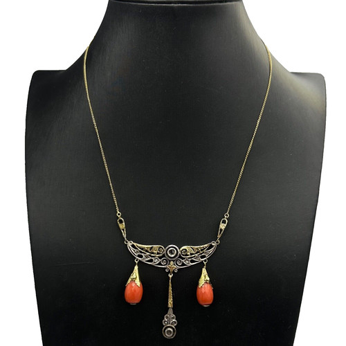 Collier ancien vintage avec - vintage,