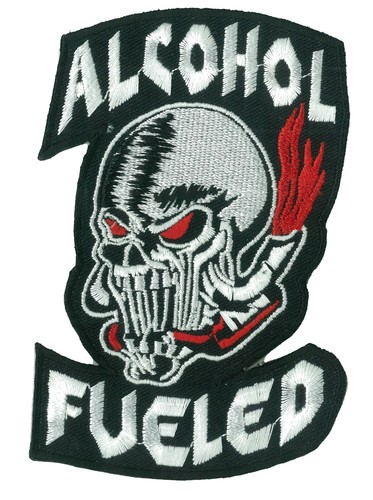 Ecusson patche biker fueled - patche,