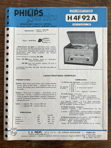 Documentation philips service - documentation,