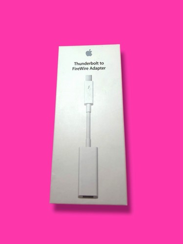 Apple thunderbolt firewire - thunderbolt, to