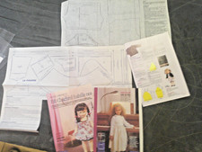 patron poupée modes et travaux NON DECOUPER COMPLET   Décembre 2003  + page