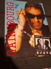serge Gainsbourg autographe