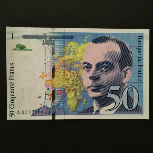 Billet francs saint exupery - billet,