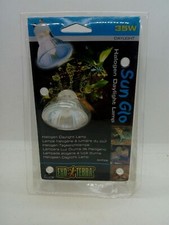 Lampe spot halogène à lumière du jour pour terrarium exo terra sun glo 35 w