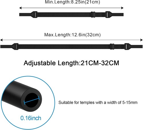 Sangles élastiques lunettes - 5,