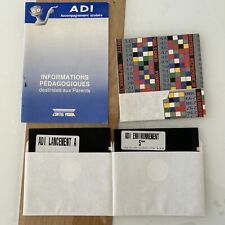 ADI Accompagnement Scolaire Vintage Disquette 5 Pouces 1/4