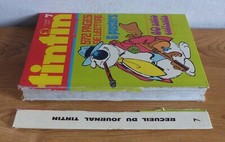 RECUEIL RELIURE DU JOURNAL TINTIN ALBUM N°7 - N°61 A 70 - 1974 - EN L'ETAT