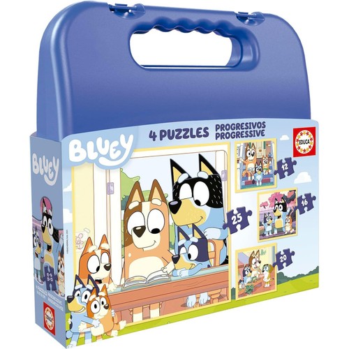 Puzzles bluey 4 modèles - puzzles,
