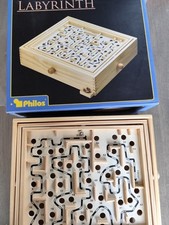 Jeu Labyrinth Philos Jeu De Patience Et D' Agilité Complet En Bois Avec   Billes