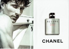 Publicité Advertising 088  2010   eau toilette homme Allure sport Chanel ( 2 pag