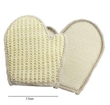 X Gant Crin Éponge Douche Bain Exfoliant Peau Corps 10044 Dfh