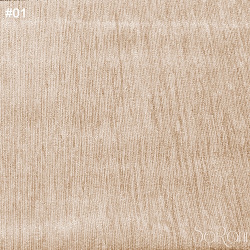 Tissu velours rayé mètre - velours, au